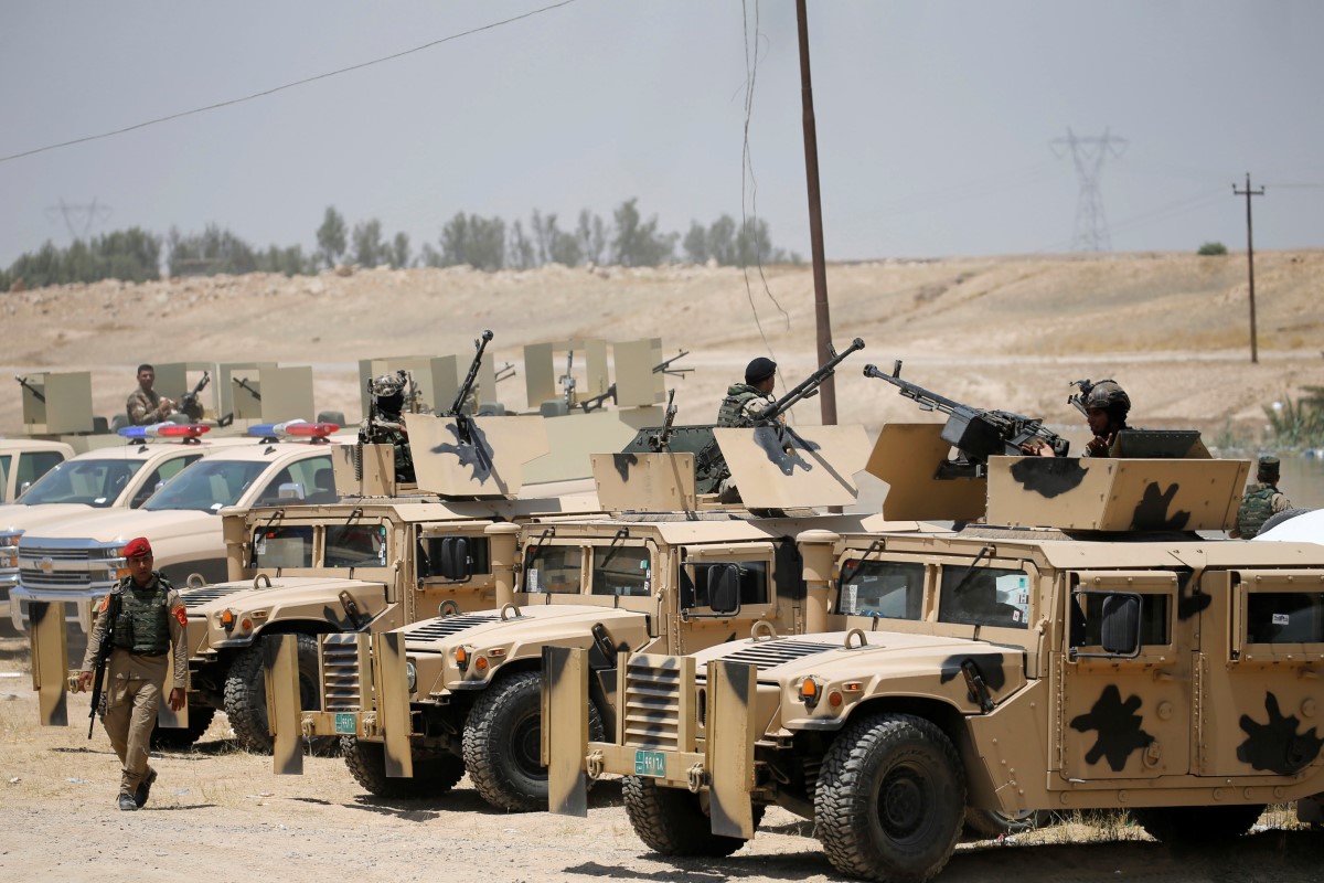 مصرع إرهابيين على يد القوات العراقية بالجانب الايمن للموصل