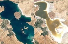 آب دریاچه ارومیه ۹ سانتیمتر کاهش یافته است