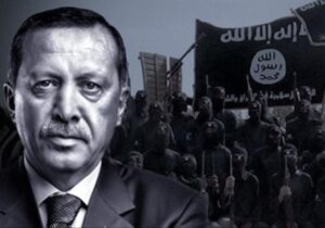 دم خروس حمایت ترکیه از داعش بیرون زد/پسر اردوغان در کنار تروریستها+عکس