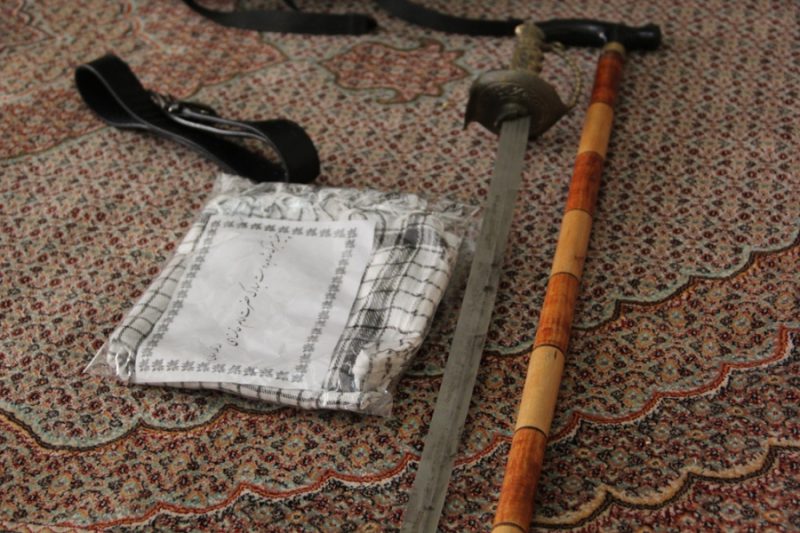 شمشیری که شهید عبداللهی از داعش به غنیمت گرفت