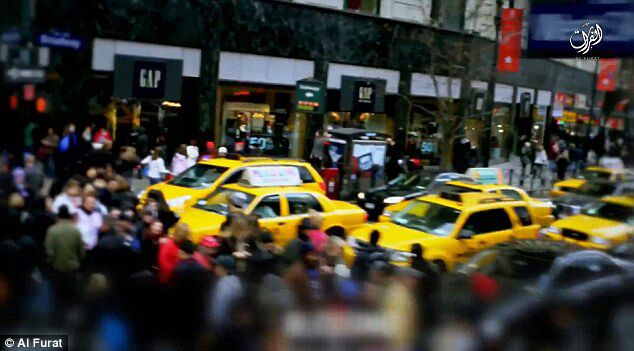 داعش در خیابان های نیویورک(تصاویر)