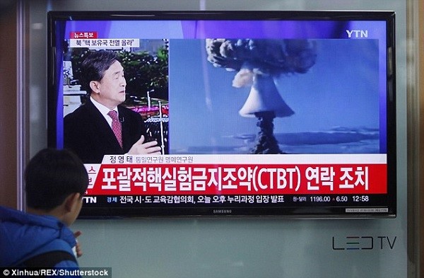 خوشحالی مردم کره شمالی از اعلام خبر آزمایش بمب هیدروژنی + تصاویر