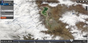 آخرین عکس ماهواره ای از دریاچه ارومیه 