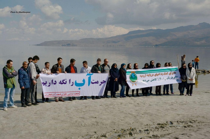 شور شیرین دریاچه ارومیه در دل فعالان زیست محیطی آذربایجان