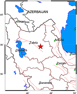 زلزله ۳٫۶ ریشتری در شربیان آذربایجان شرقی