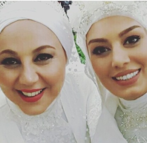 سلفی بازیگران مشهور ایرانی با لباس عروس
