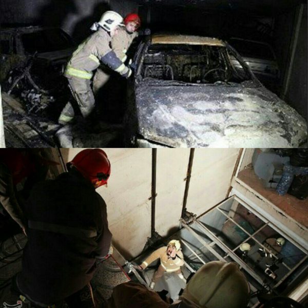 نجات افراد محبوس شده در آسانسور و اطفاء آتش سوزی خودرو بیشترین ماموریت آتش نشانان تبریز