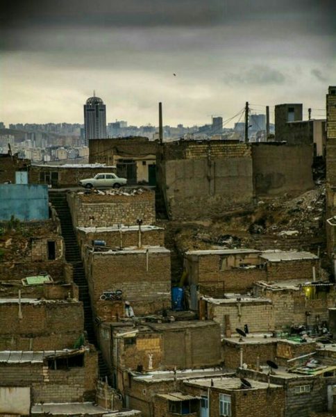 خانه‌های ناامن برروی گسل تبریز
