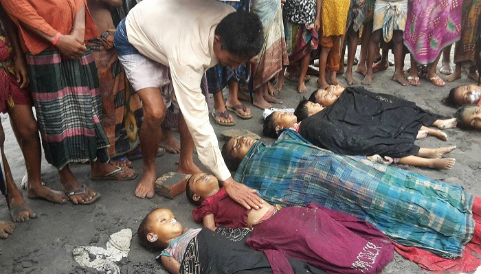 تصاویر جنایات وحشیانه دولت میانمار علیه مسلمانان روهینگیا +۱۸