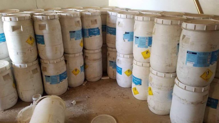 کشف کارگاه ساخت خمپاره های شیمیایی داعش + تصاویر