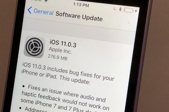 iOS 11.0.3 عرضه شد + راهنمای دانلود و نصب