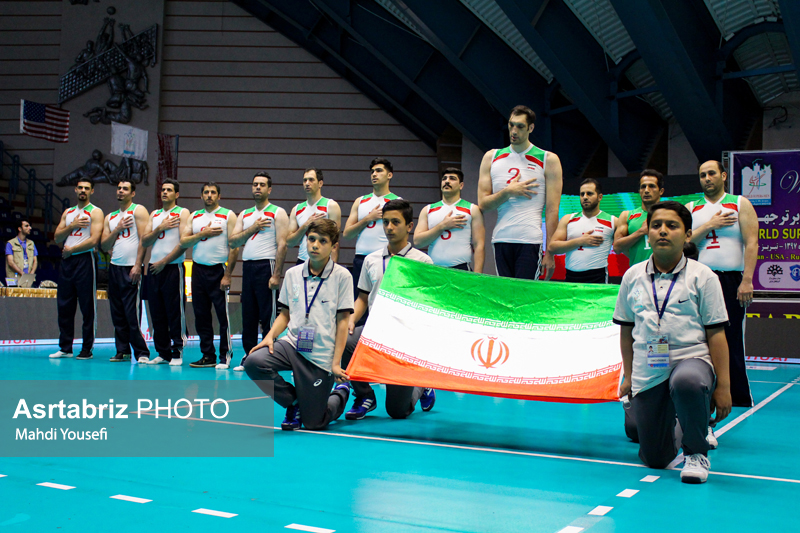 چهارمین برد متوالی تیم ملی والیبال نشسته ایران