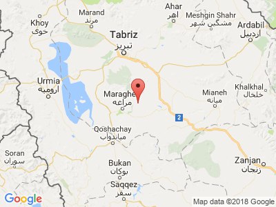 زمین لرزه در آذربایجان شرقی