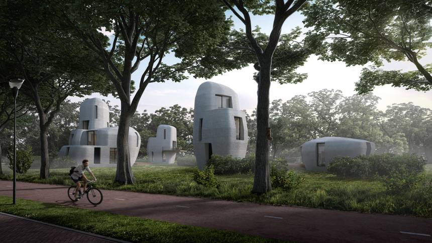شهری با پرینتر سه بعدی در هلند ساخته می‎شود
