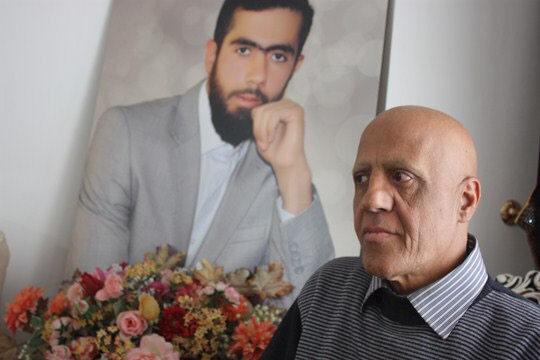پیکر پدر شهید مدافع حرم «صادق عدالت اکبری» تشییع شد