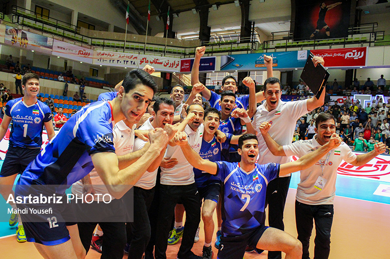 دیدار رده‎ بندی رقابت‌های والیبال نوجوانان آسیا در تبریز