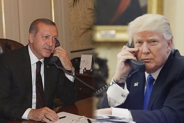 گفتگوی تلفنی ترامپ با اردوغان درباره سوریه