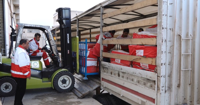 ارسال کمک‎‎‎‎‎‎های هلال احمر آذربایجان‎‎‎‎‎‎شرقی به مناطق سیل‎‎‎‎‎‎‎‎زده لرستان