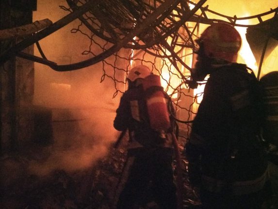 آتش‌سوزی در بازار تبریز/حضور نیروهای امدادی در محل حادثه