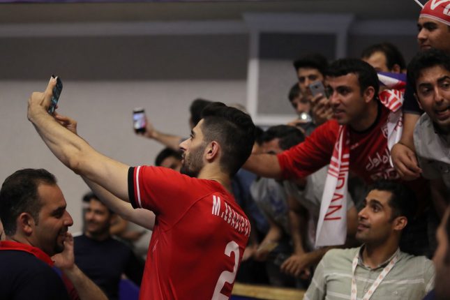 دیدار تیم های ملی والیبال ایران و کانادا در ارومیه