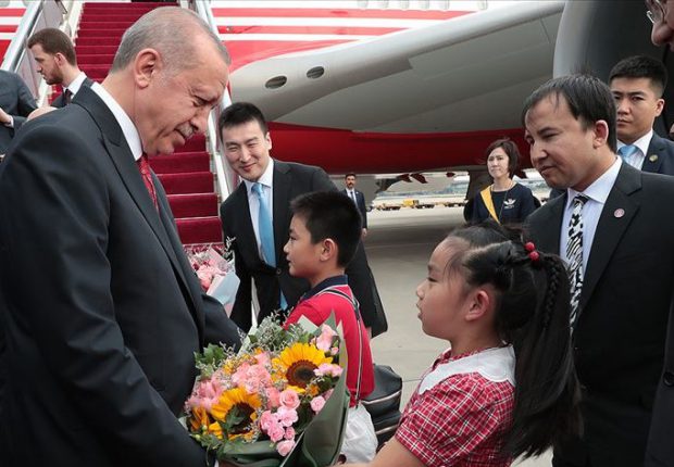 اردوغان وارد پکن شد