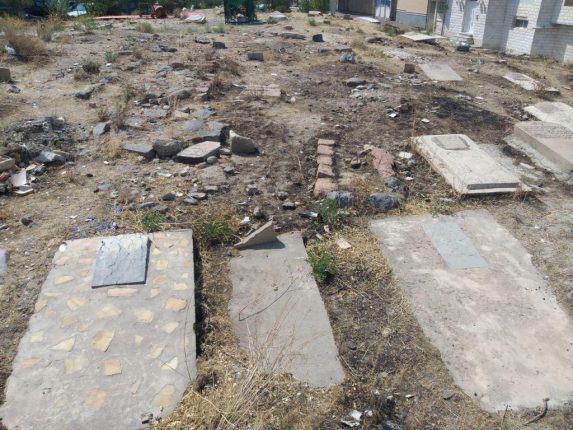 وضعیت خطرناک قبرستان «سید رضا» در تبریز