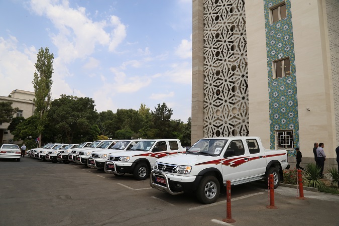 تحویل ۴۲ خودروی عملیاتی به بخشداری‌های آذربایجان‌شرقی