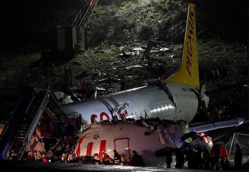 افزایش تلفات سانحه هواپیما در استانبول