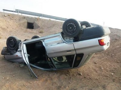 ۷ مصدوم بر اثر واژگونی پراید در جاده تبریز – آذرشهر