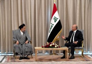 وزیر اطلاعات ایران با رئیس جمهور عراق دیدار کرد