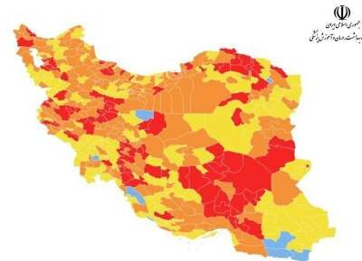 عجبشیر، مراغه و ملکان در وضعیت قرمز کرونایی/تبریز همچنان نارنجی