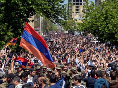 اعتراضات مردم ارمنستان به صلح با ترکیه و آذربایجان
