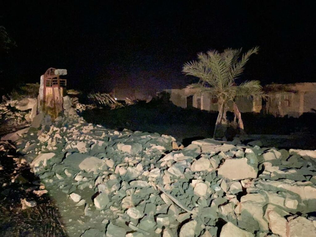 زلزله ۶.۱ ریشتری هرمزگان