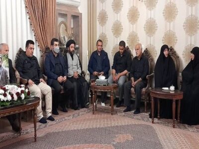 حضور شهردار و اعضای شورای شهر تبریز در منزل شهید اوجاقی