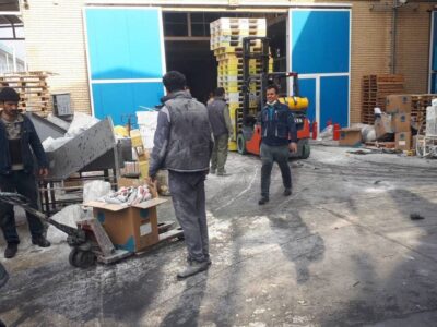 انفجار در کارخانه رنگ‌سازی آذرشهر