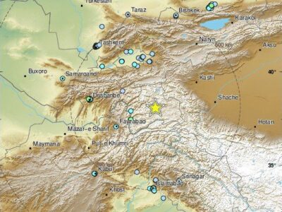 زمین‌لرزه ۷.۳ ریشتری در مرز تاجیکستان و چین