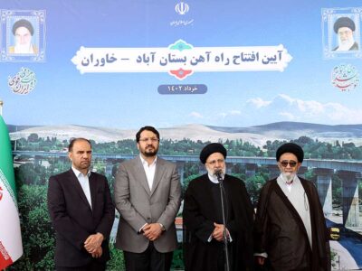 افتتاح راه‌آهن بستان‌آباد – تبریز با حضور رئیس‌جمهور