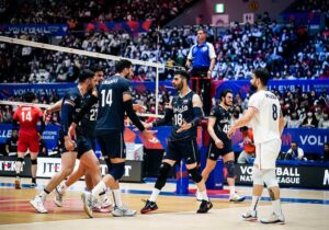 شکست والیبال ایران مقابل لاله‌های نارنجی