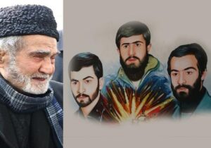 تشییع پیکر پدر سه شهید دفاع مقدس در تبریز