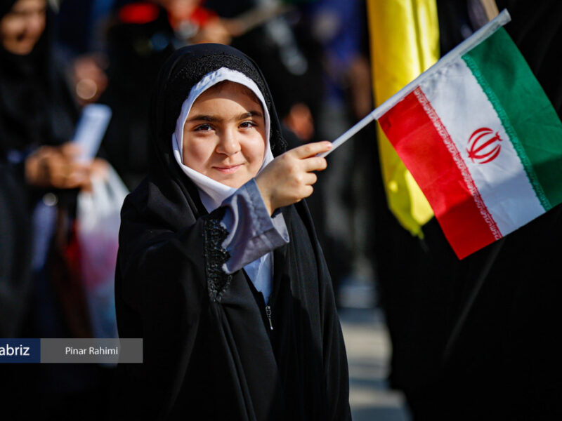 تجمع حمایت از کودکان غزه در تبریز