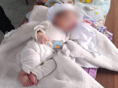 نجات نوزاد رها شده در تبریز