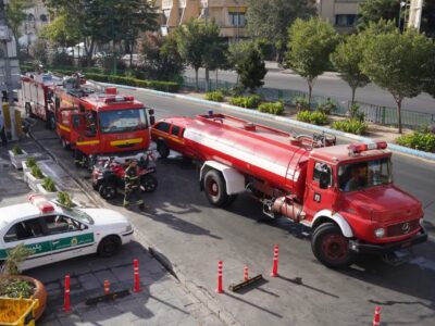 آتش‌سوزی در بازار تبریز مهار شد