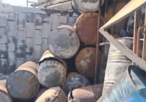 آتش سوزی انبار ضایعات در جاده تبریز – آذرشهر