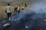 مهار حریق در منطقه ایشیقلو شهرستان ورزقان