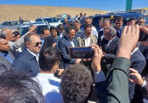 بازدید مدیرعامل آبفای کشور از خط انتقال آب لیلان چای