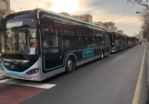 ۲۵ اتوبوس برقی در راه تبریز