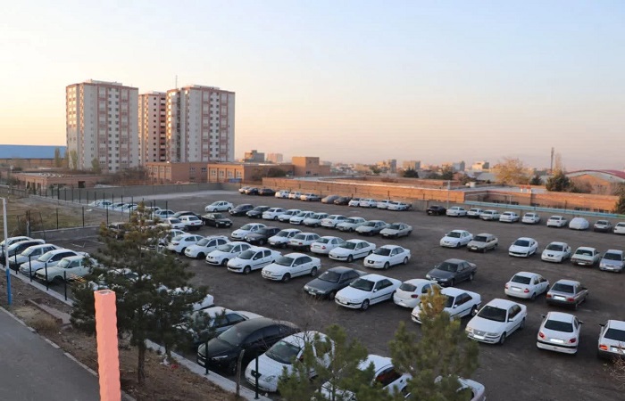 پارکینگ دانشجویی دانشگاه فرهنگیان تبریز