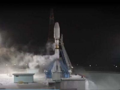 پرتاب ۳ ماهواره ایرانی به فضا/ ماهواره های ایرانی از پایگاه وستوچنی روسیه با موشک سایوز به فضا پرتاب شد +فیلم