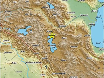 زلزله ۴.۵ ریشتری در سیس آذربایجان شرقی