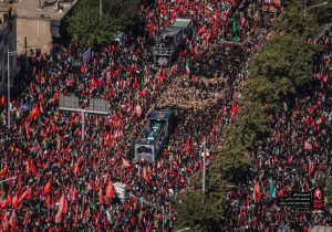 قدرت نمایی تهران در مراسم ۲۰ میلیونی وداع با رهبر شهید انقلاب